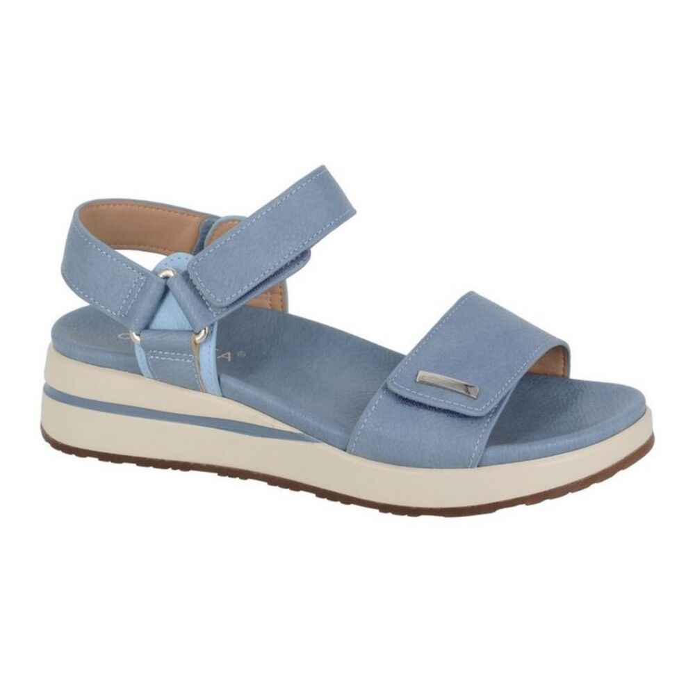 Cipriata Womens/Ladies Fenia Touch Fastening Sandals / Blue Jean